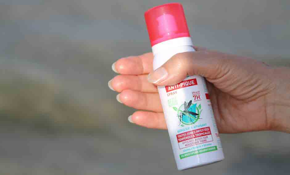 spray antimoustique huiles essentielles lotion répulsive anti-moustique